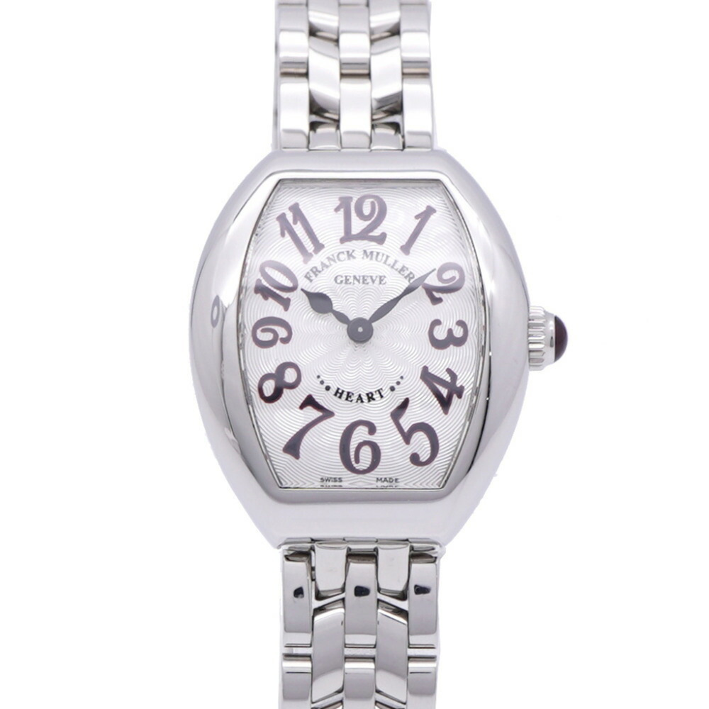 Franck Muller Heart to 5002SJA Quartz Watch SS Silver Dial 0173FRANCK MULLER